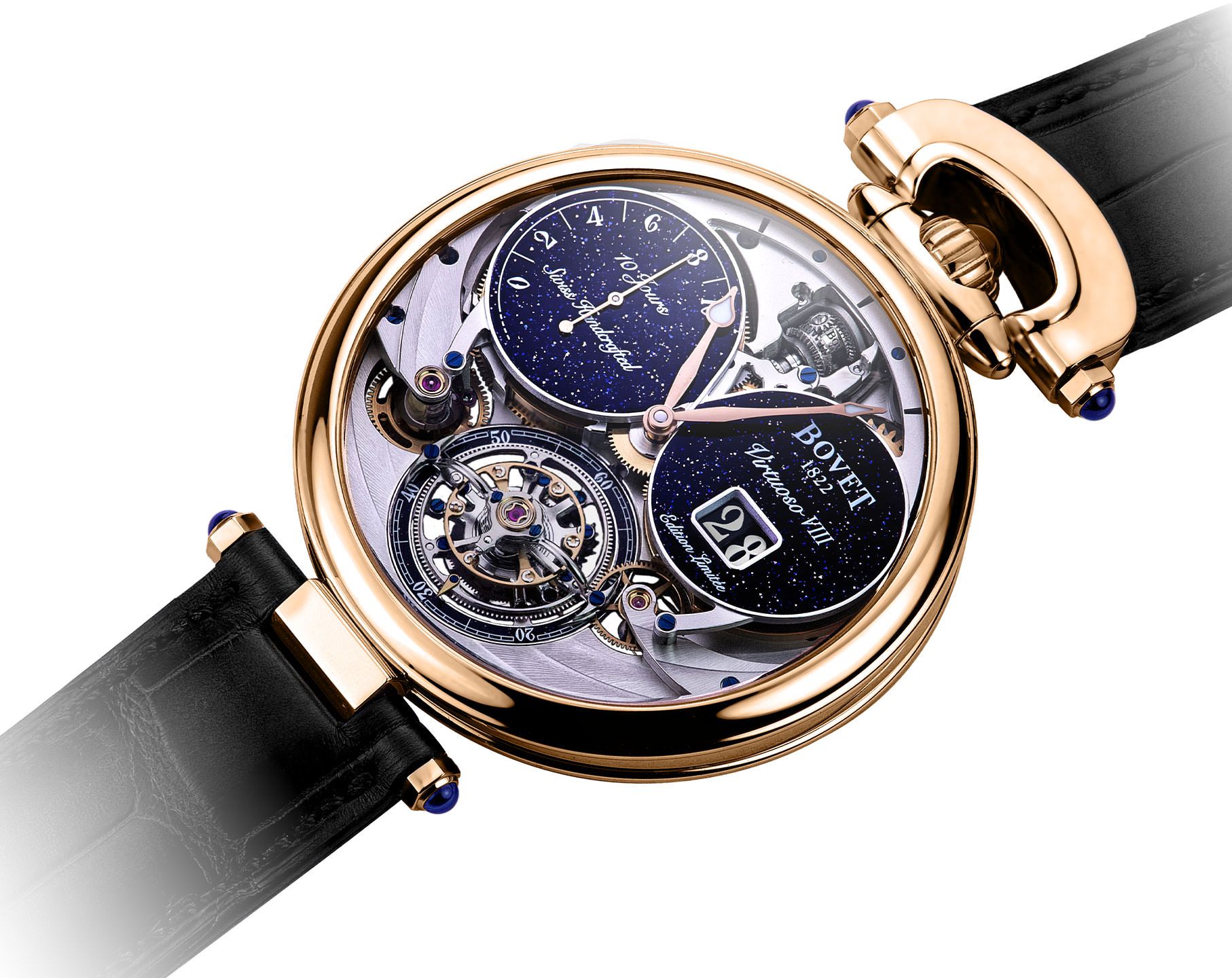 Bovet Fleurier Virtuoso VIII Chapter Two Blue Dial 44 mm Manual Winding Watch For Men - 2