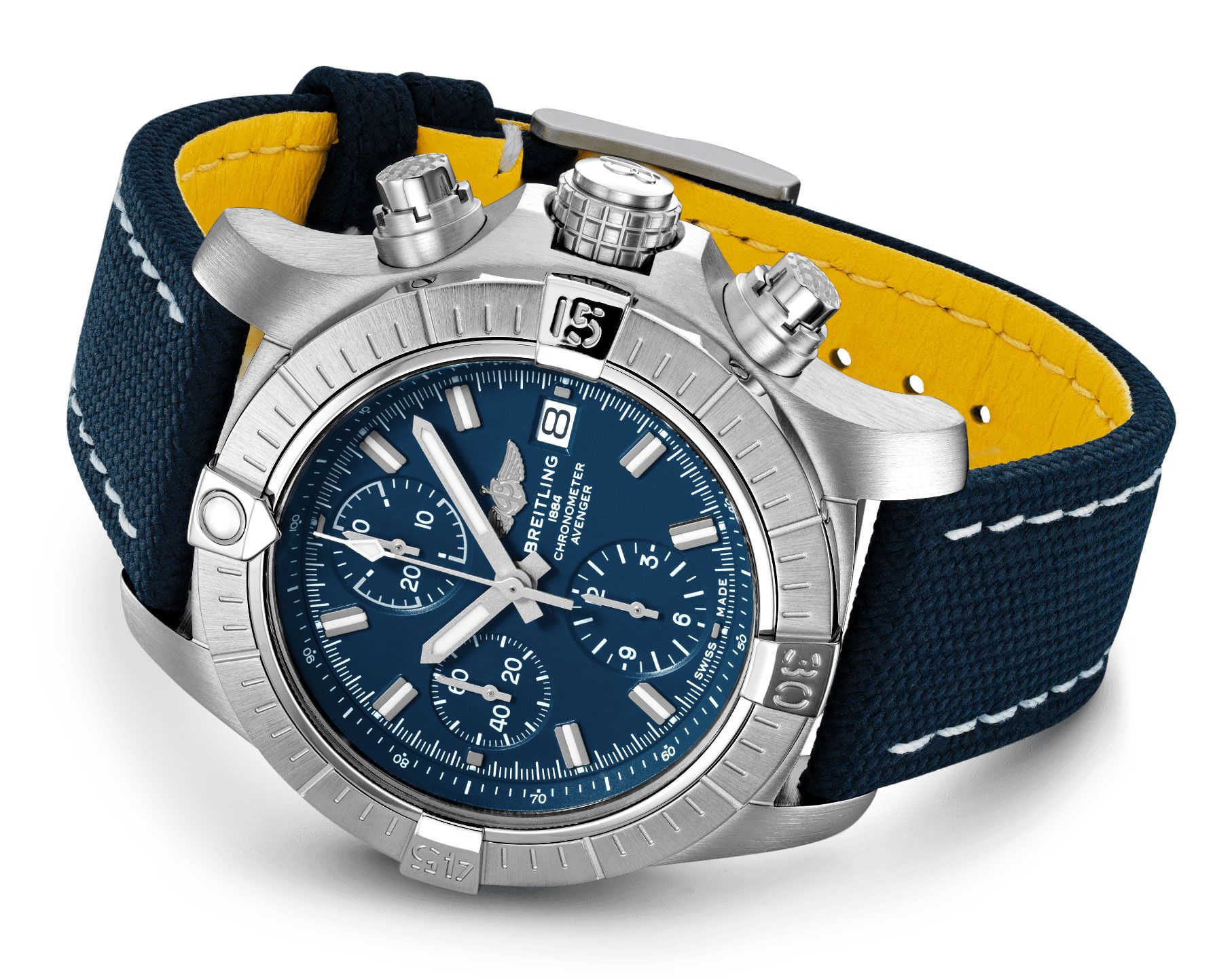 Breitling Avenger  Blue Dial 43 mm Automatic Watch For Men - 4