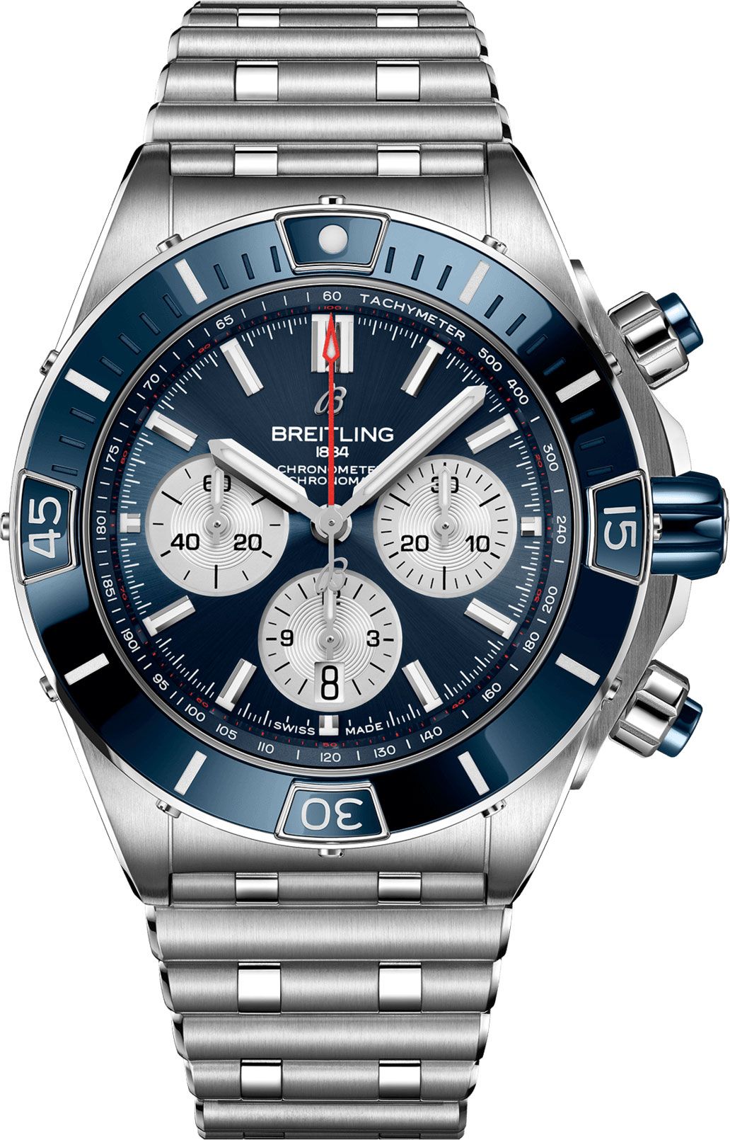 Breitling Chronomat  Blue Dial 44 mm Automatic Watch For Men - 1