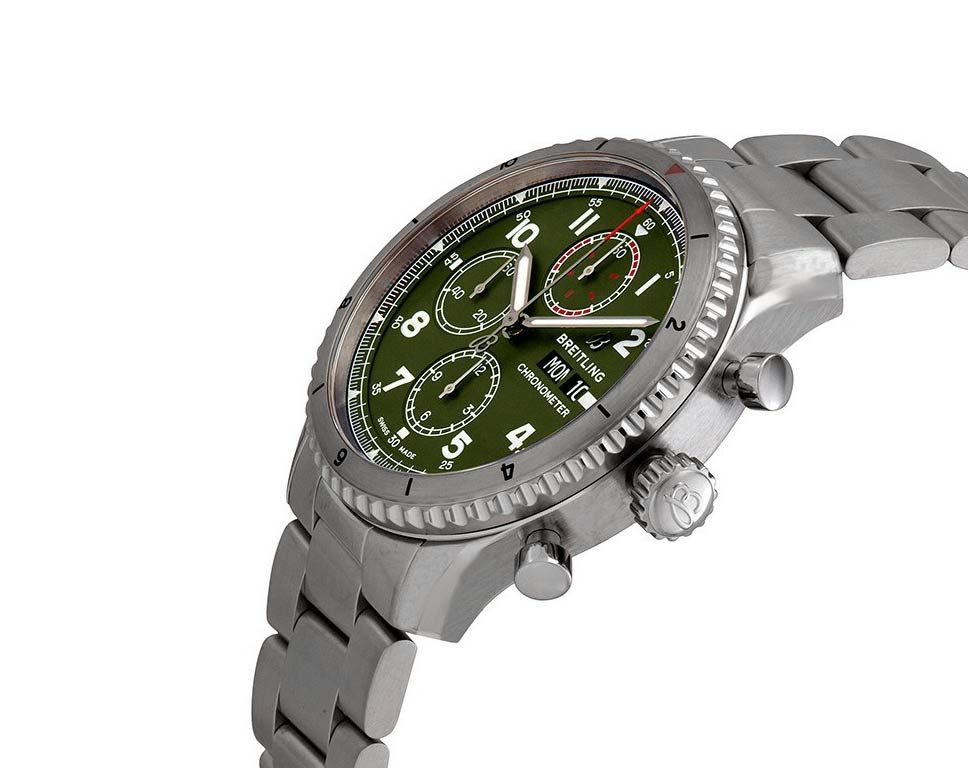 Breitling Classic AVI  Green Dial 43 mm Automatic Watch For Men - 2