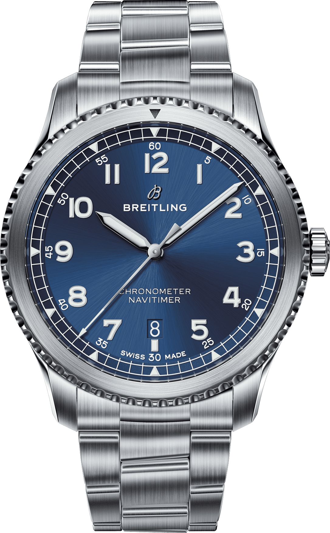 Breitling Navitimer  Blue Dial 41 mm Automatic Watch For Men - 1