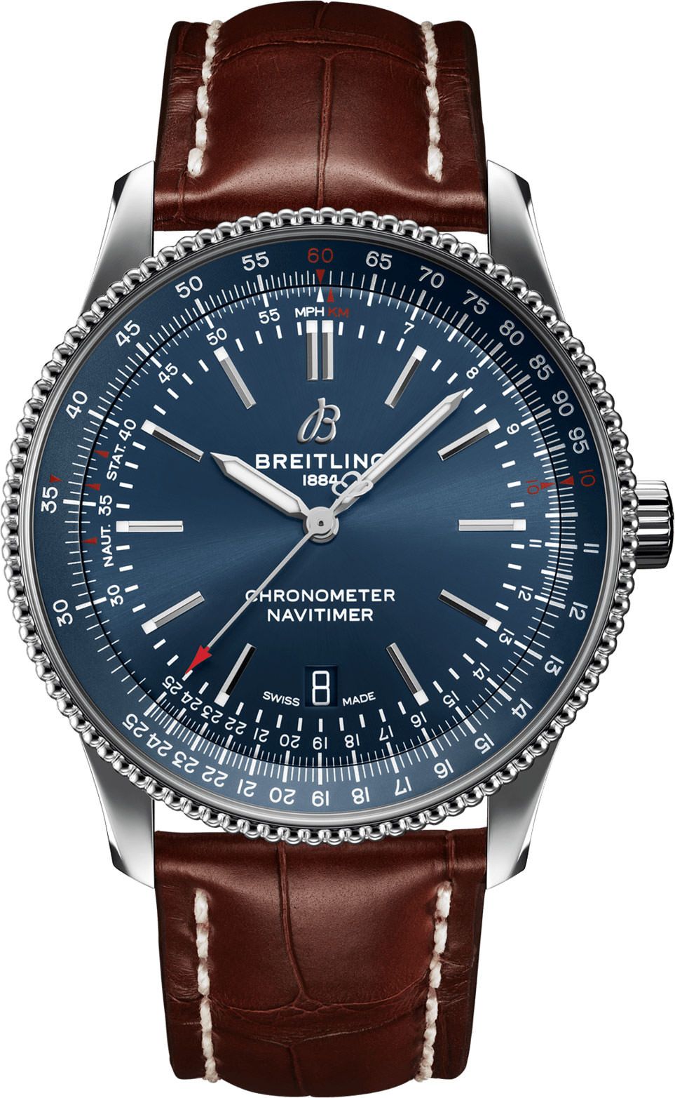 Breitling Navitimer  Blue Dial 41 mm Automatic Watch For Men - 1