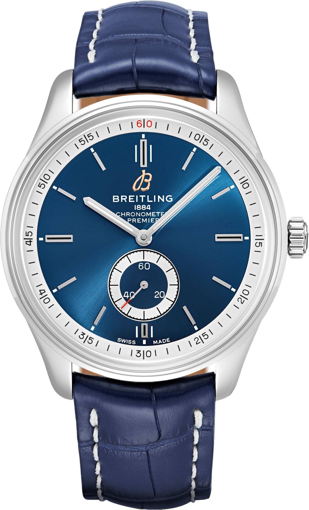 Breitling Premier  Blue Dial 40 mm Automatic Watch For Men - 1