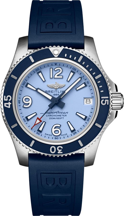 Breitling Superocean  Blue Dial 36 mm Automatic Watch For Women - 1