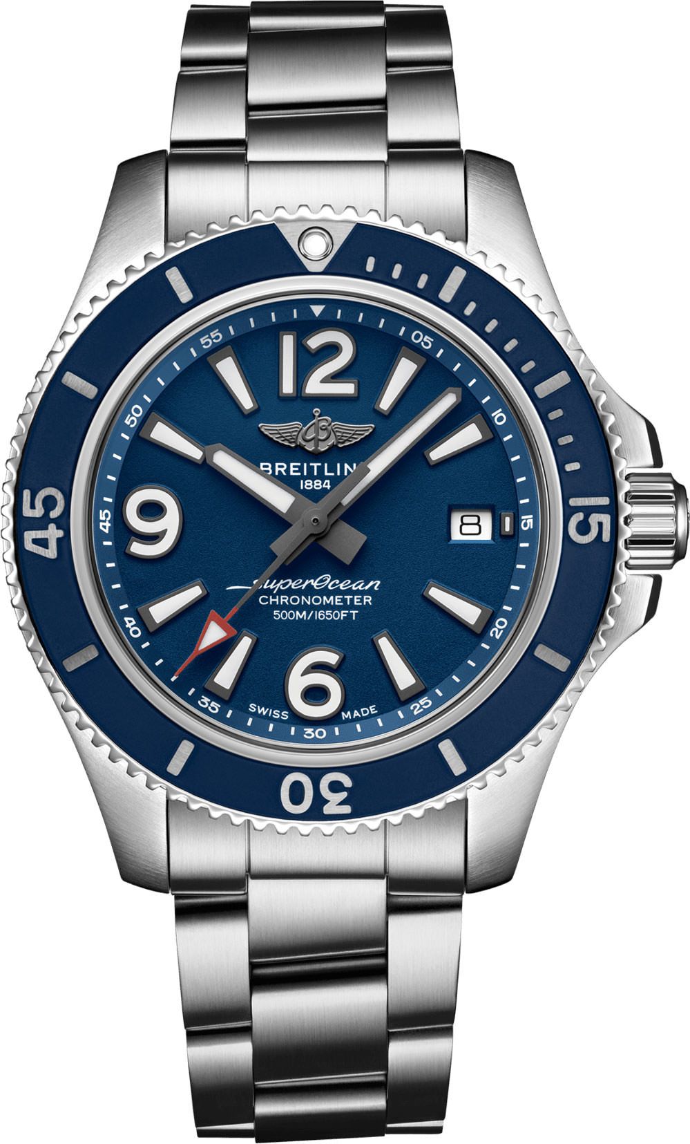 Breitling Superocean  Blue Dial 42 mm Automatic Watch For Men - 1