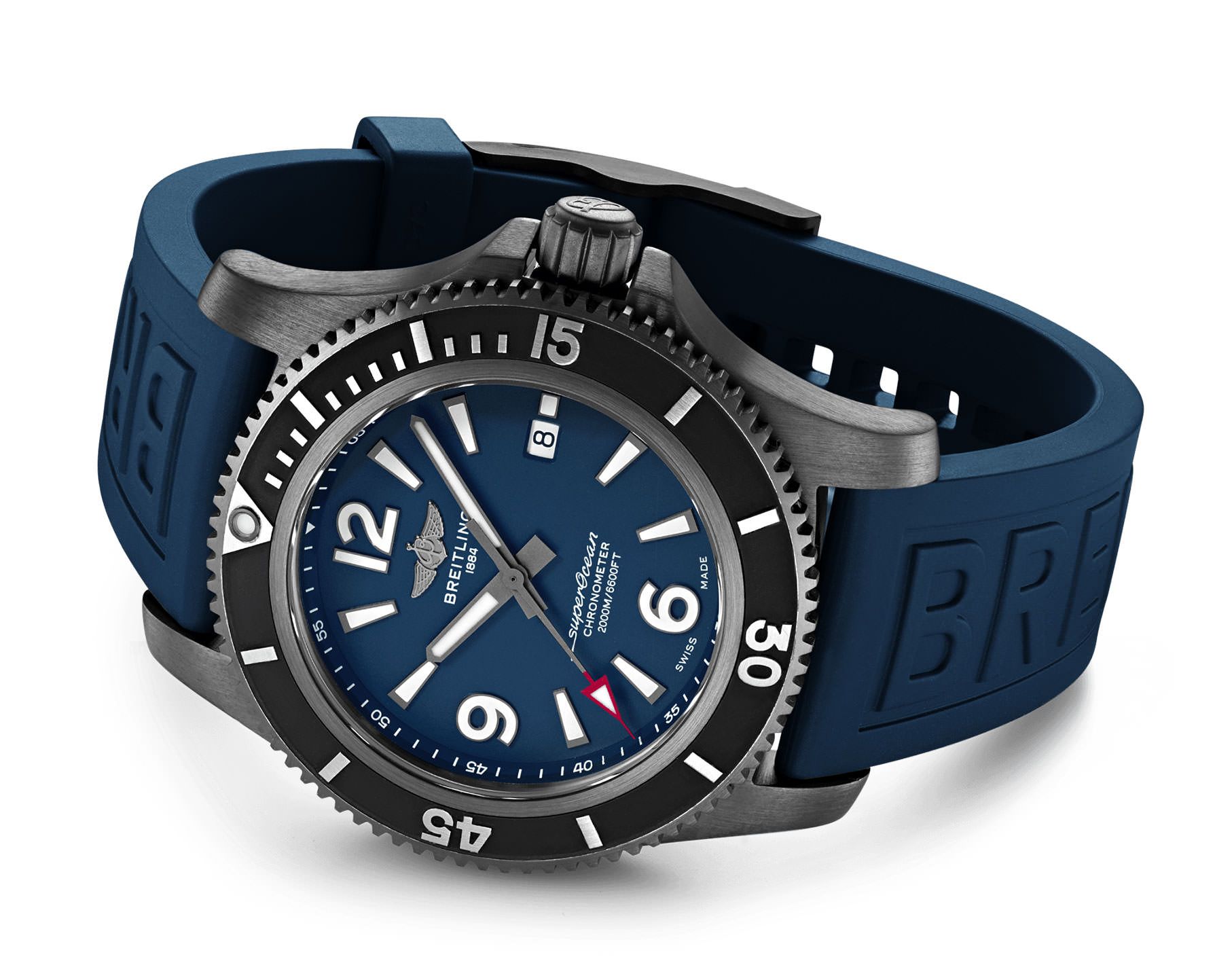 Breitling Superocean  Blue Dial 46 mm Automatic Watch For Men - 4