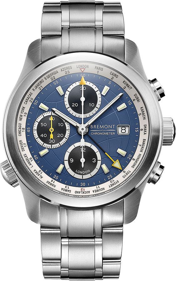 Bremont Altitude Pilot Chronographs Blue Dial 43 mm Automatic Watch For Men - 1