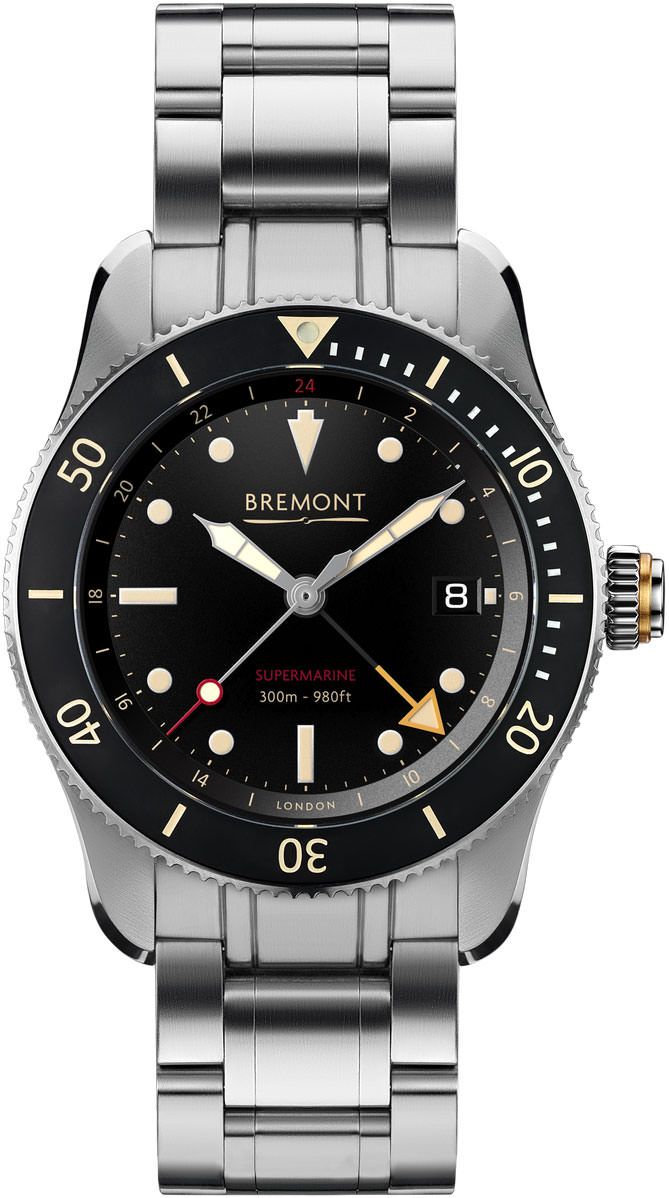 Bremont Supermarine S302 Black Dial 40 mm Automatic Watch For Men - 1