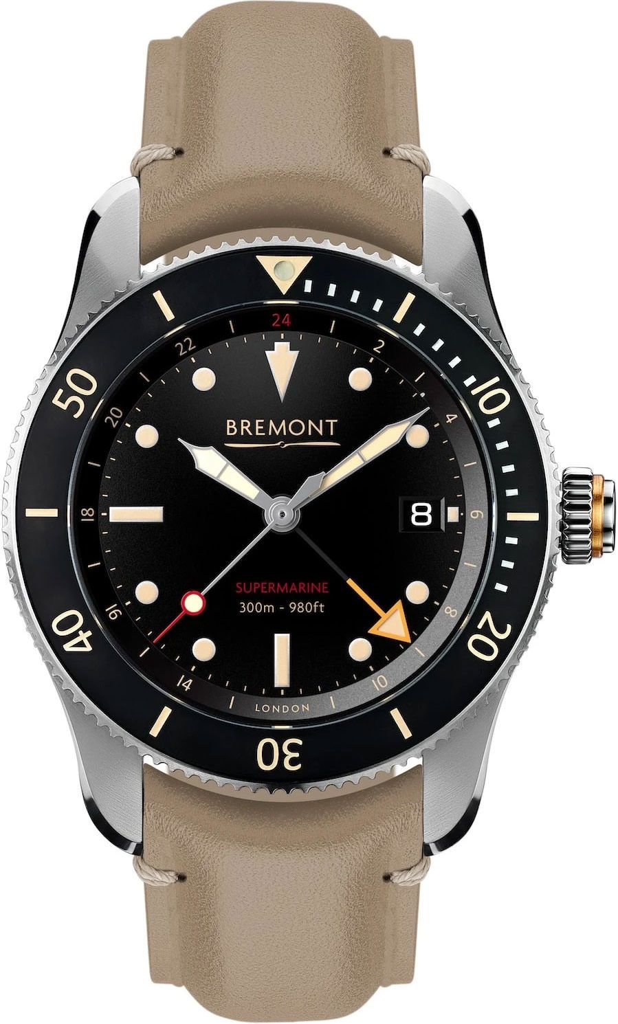 Bremont Supermarine S302 Black Dial 40 mm Automatic Watch For Men - 1