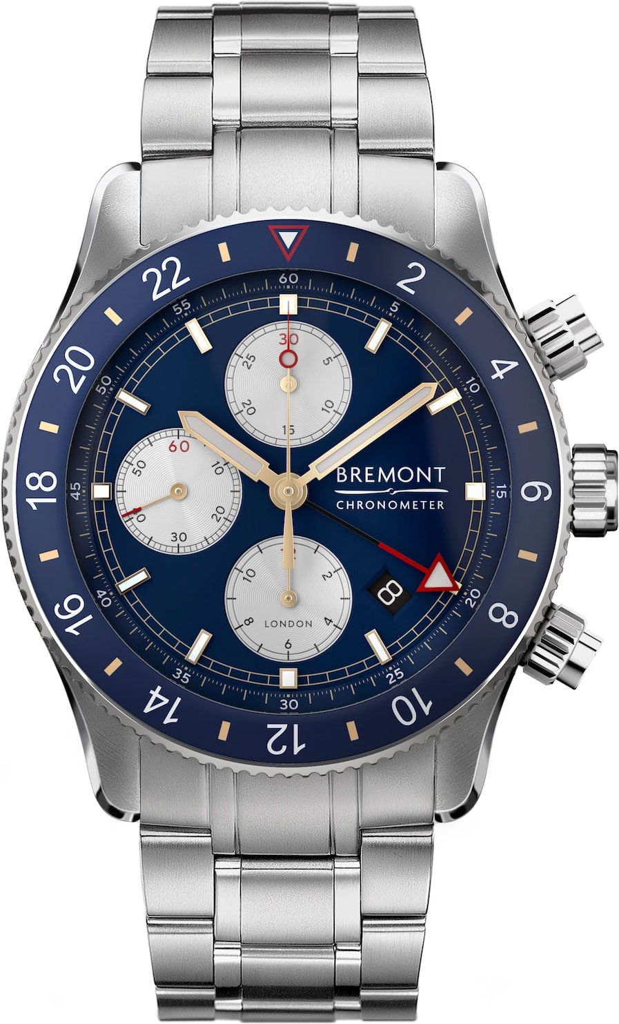 Bremont Supermarine Chronograph Blue Dial 43 mm Automatic Watch For Men - 1