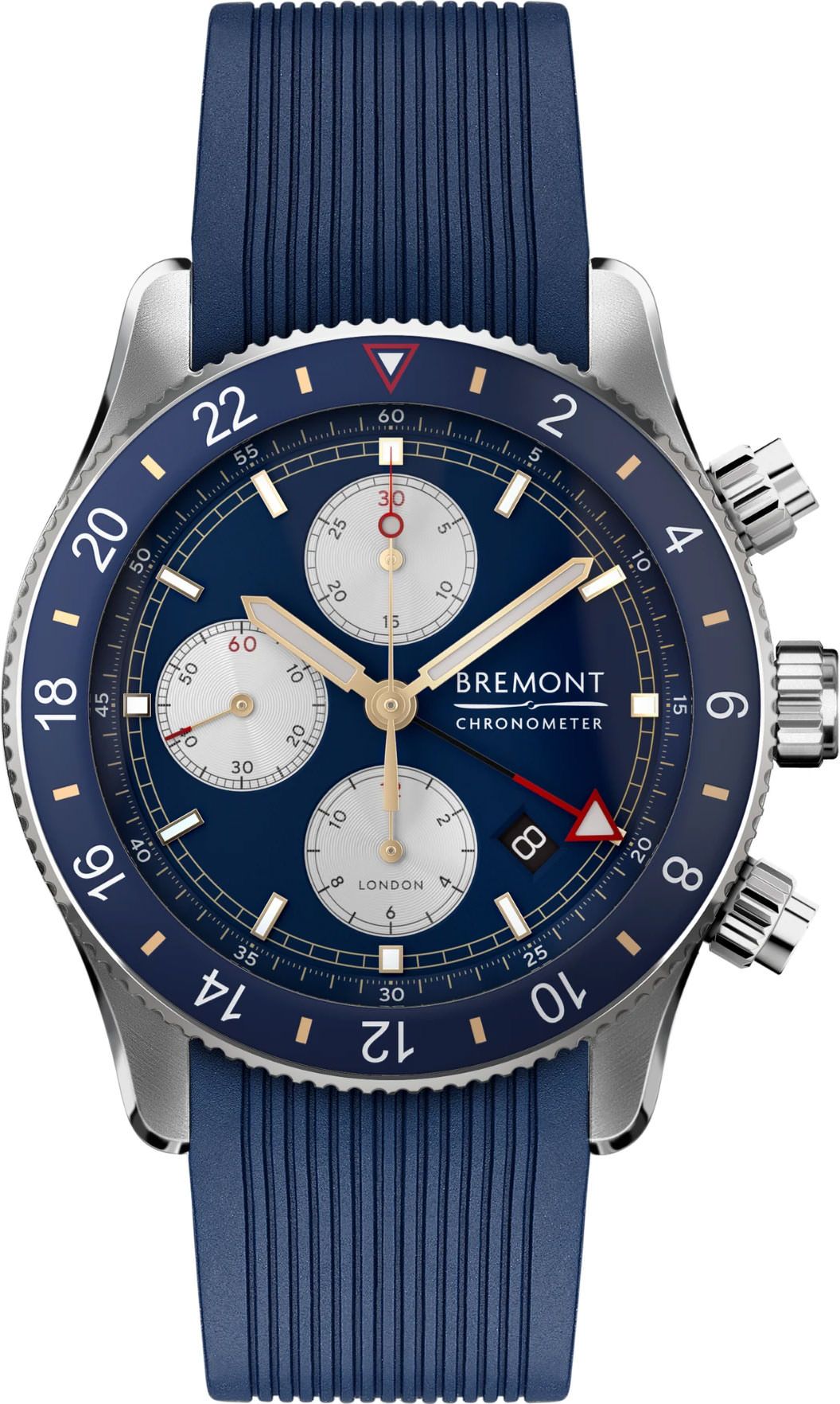 Bremont Supermarine Chronograph Blue Dial 43 mm Automatic Watch For Men - 1