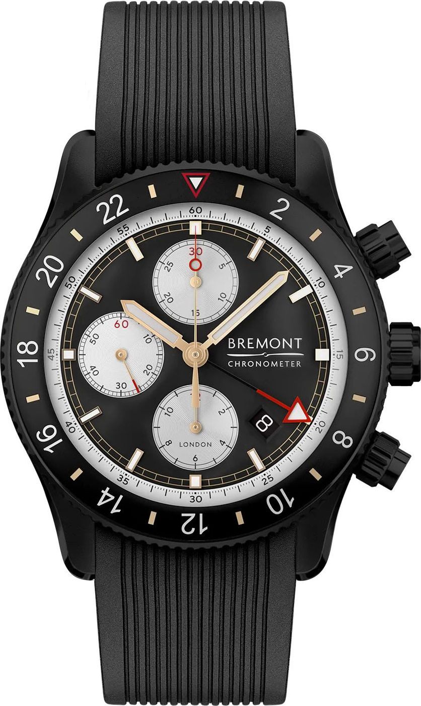 Bremont Supermarine Chrono Jet Black Dial 43 mm Automatic Watch For Men - 1