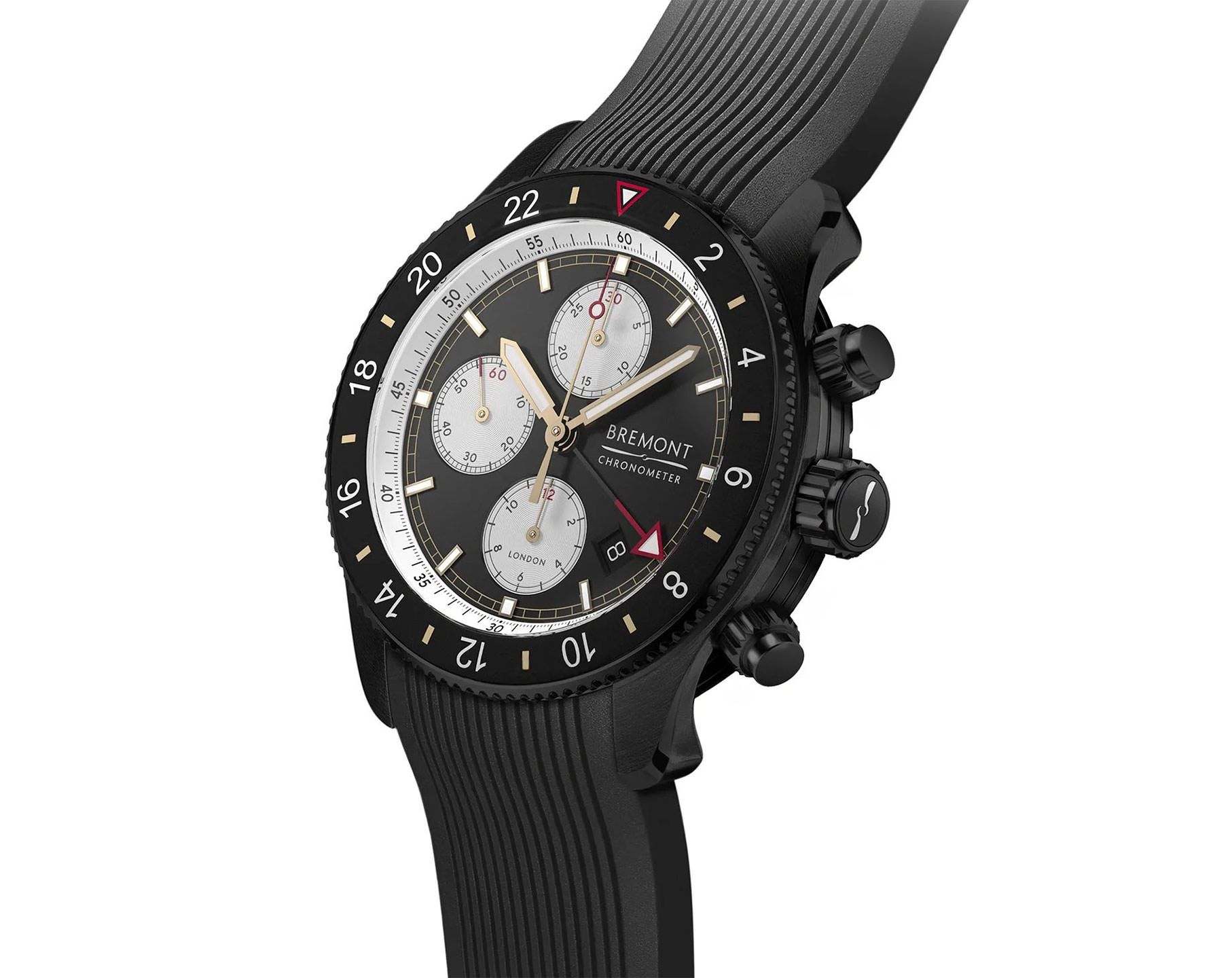 Bremont Supermarine Chrono Jet Black Dial 43 mm Automatic Watch For Men - 2