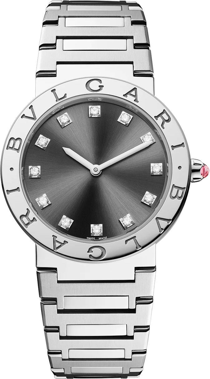 BVLGARI BVLGARI BVLGARI  Anthracite Dial 33 mm Quartz Watch For Women - 1