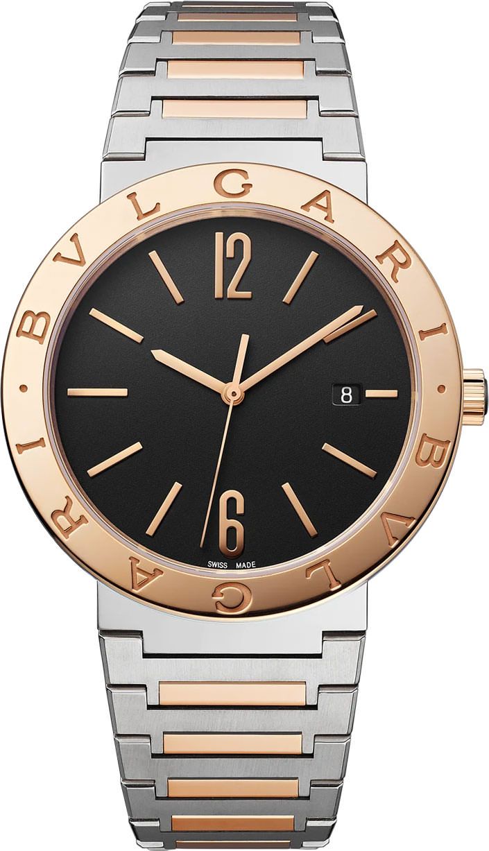 BVLGARI BVLGARI BVLGARI  Black Dial 41 mm Automatic Watch For Men - 1