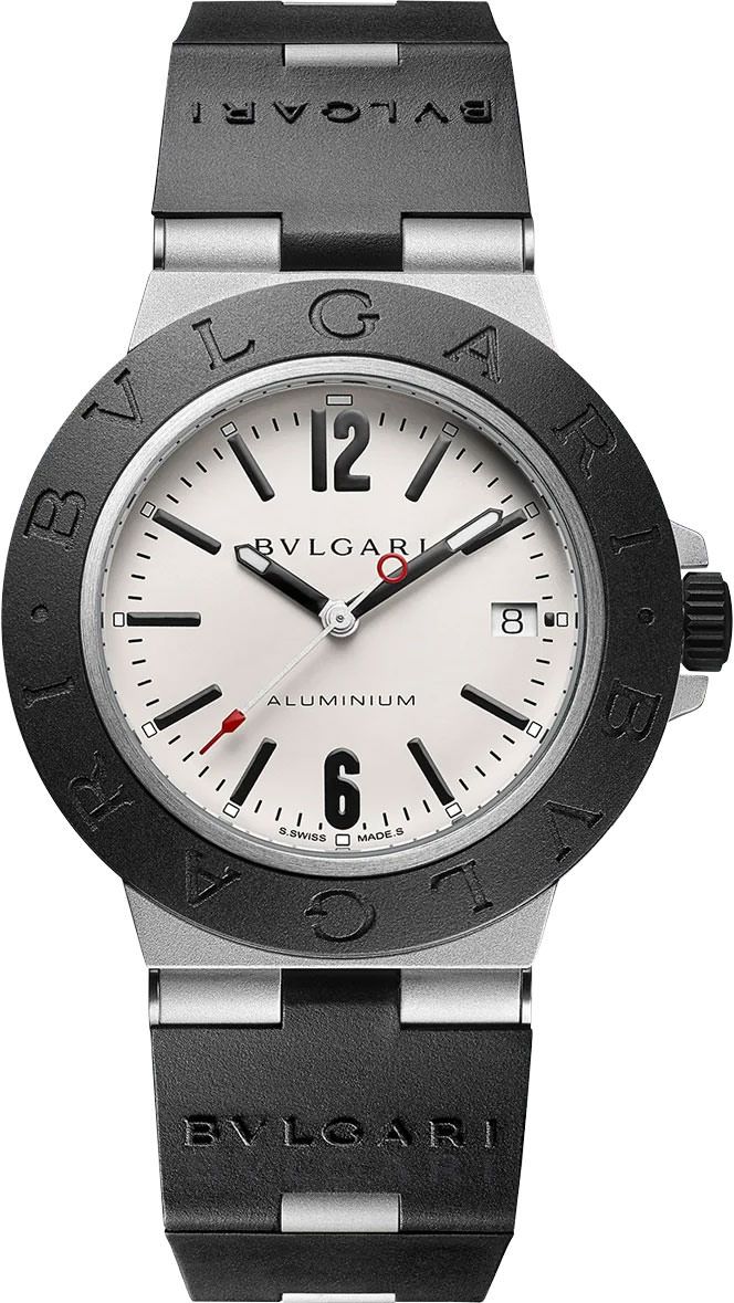 BVLGARI BVLGARI BVLGARI  Grey Dial 40 mm Automatic Watch For Men - 1