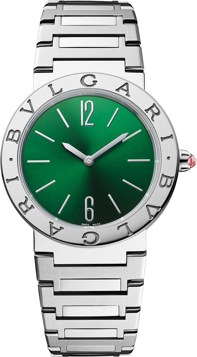 BVLGARI BVLGARI BVLGARI  Green Dial 33 mm Quartz Watch For Women - 1