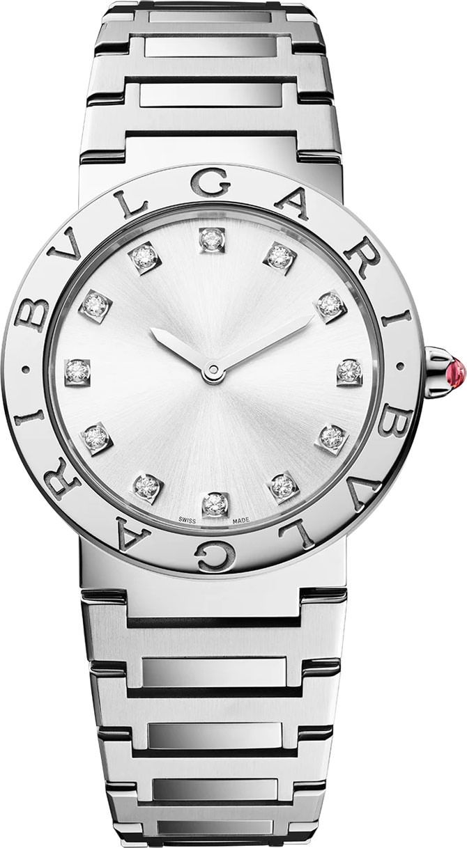 BVLGARI BVLGARI BVLGARI  Silver Dial 33 mm Quartz Watch For Women - 1