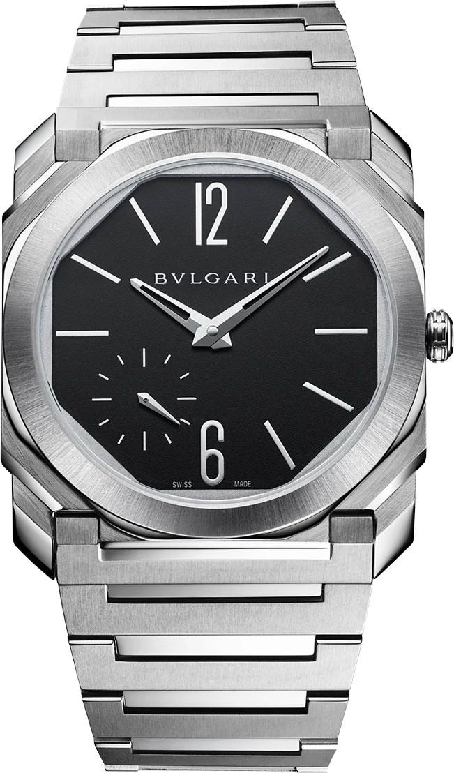 BVLGARI Octo Finissimo Black Dial 40 mm Automatic Watch For Men - 1