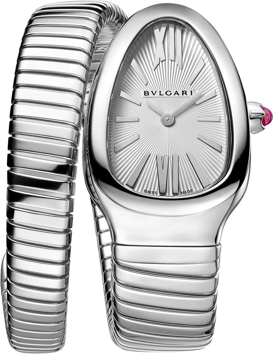 BVLGARI Serpenti  White Dial 35 mm Quartz Watch For Women - 1