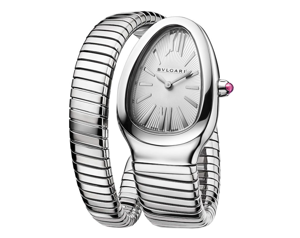 BVLGARI Serpenti  White Dial 35 mm Quartz Watch For Women - 3