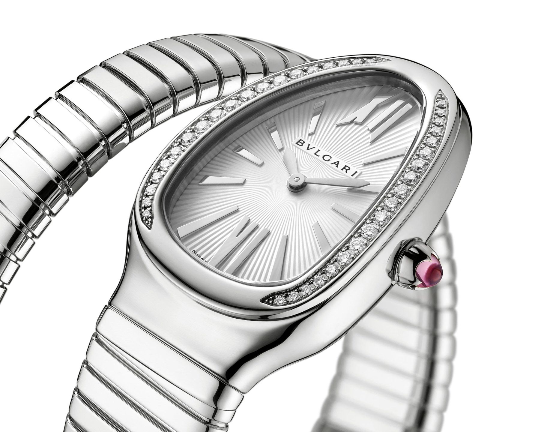 BVLGARI Serpenti  Silver Dial 35 mm Quartz Watch For Women - 2