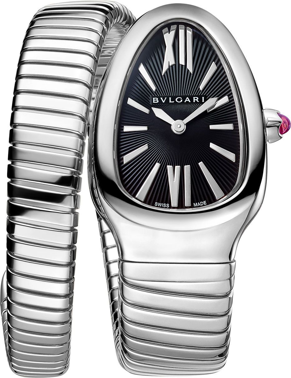 BVLGARI Serpenti  Black Dial 35 mm Quartz Watch For Women - 1