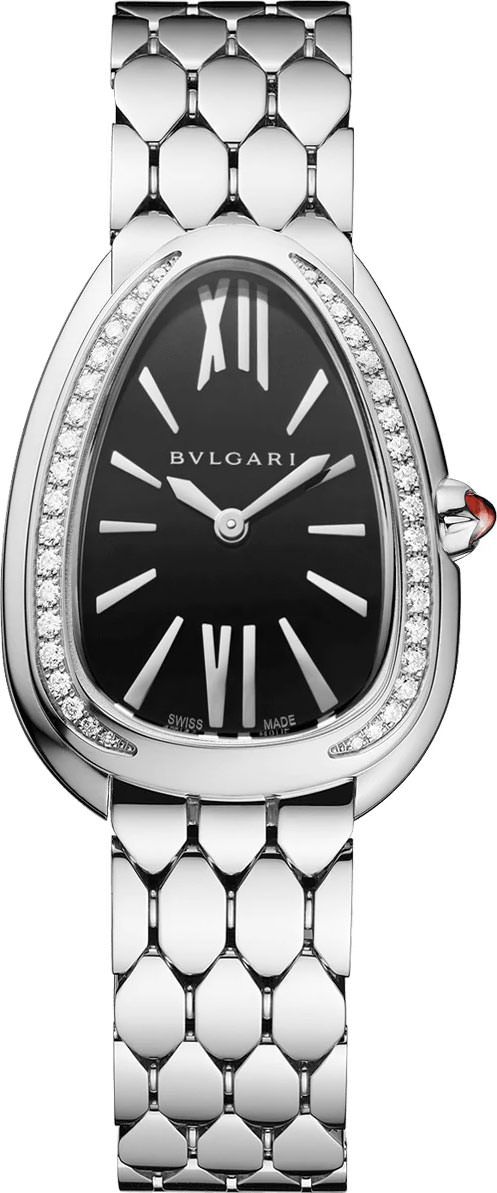 BVLGARI Serpenti  Black Dial 33 mm Quartz Watch For Women - 1