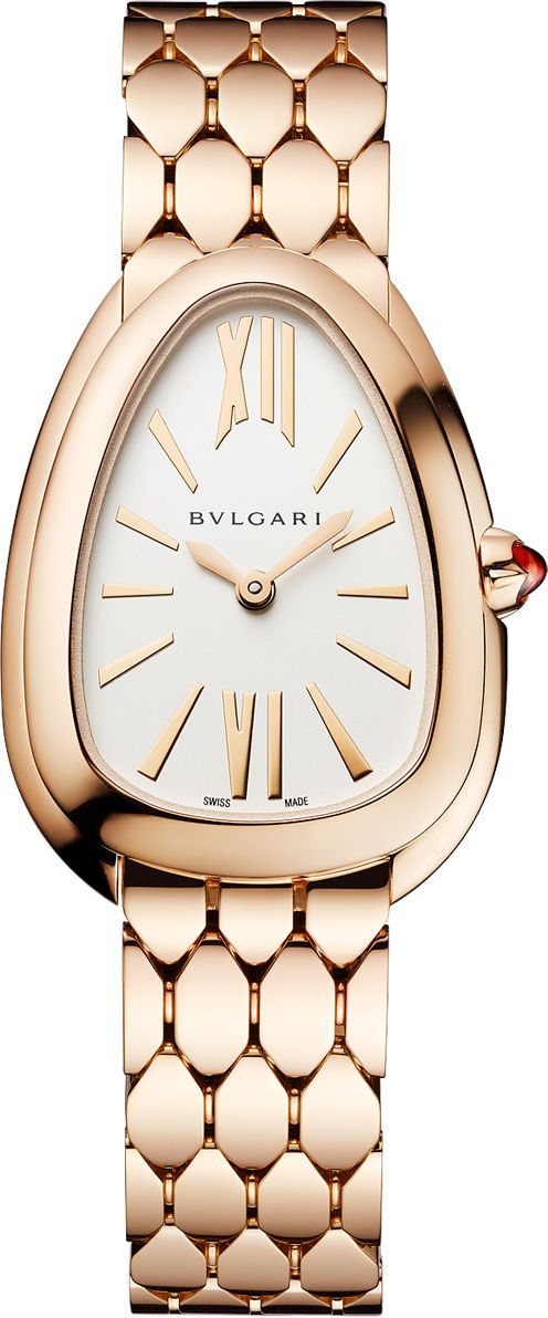 BVLGARI Serpenti  White Dial 33 mm Quartz Watch For Women - 1