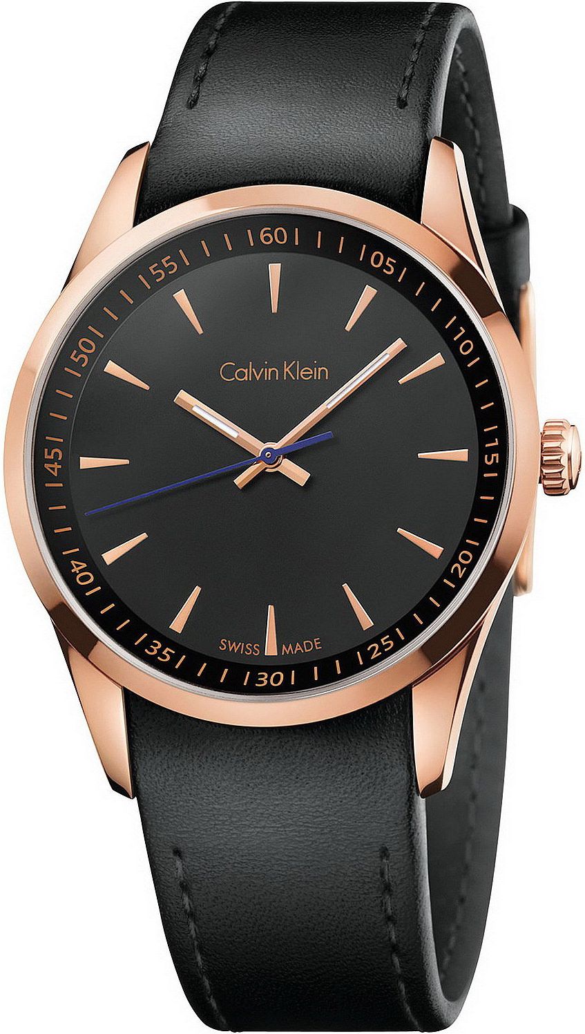 Calvin Klein Bold  Black Dial 41 mm Quartz Watch For Men - 1