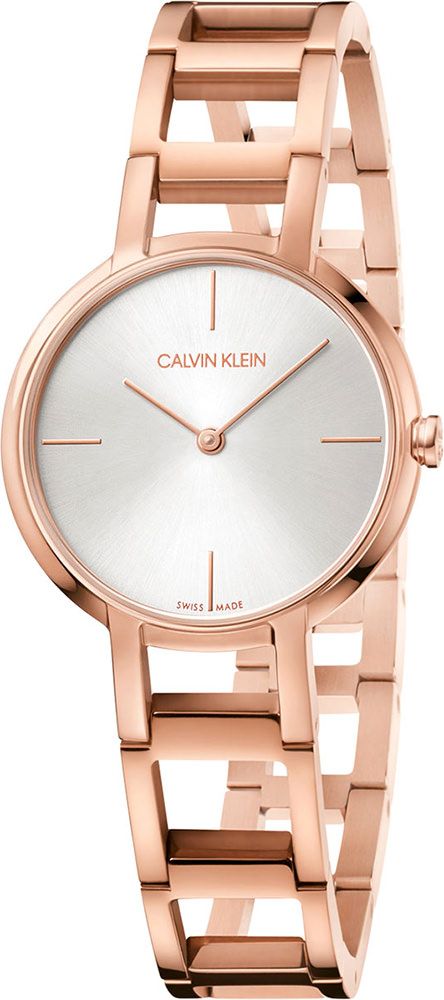 Calvin Klein Cheers  Silver Dial 32 mm Quartz Watch For Women - 1