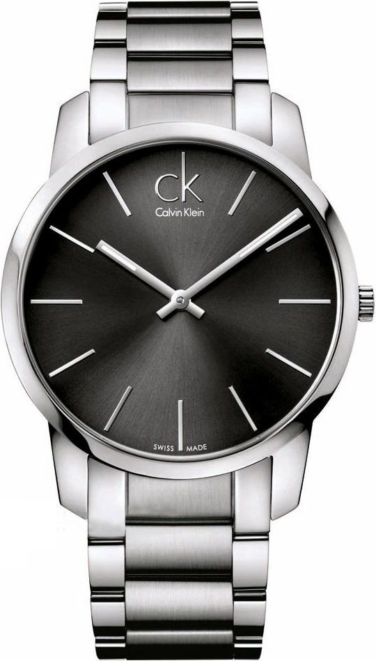 Calvin Klein Core Collection  Grey Dial 43 mm Quartz Watch For Men - 1