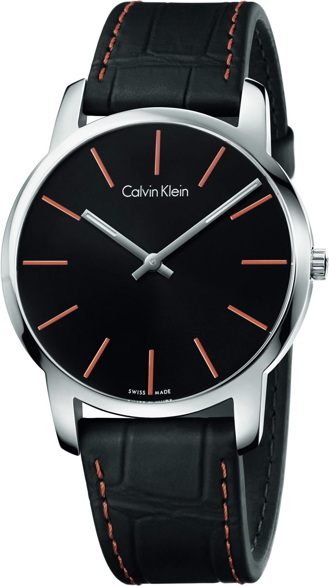 Calvin Klein City  Black Dial 43 mm Quartz Watch For Men - 1