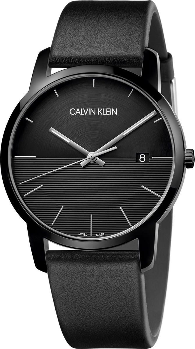 Calvin Klein City  Black Dial 43 mm Quartz Watch For Men - 1