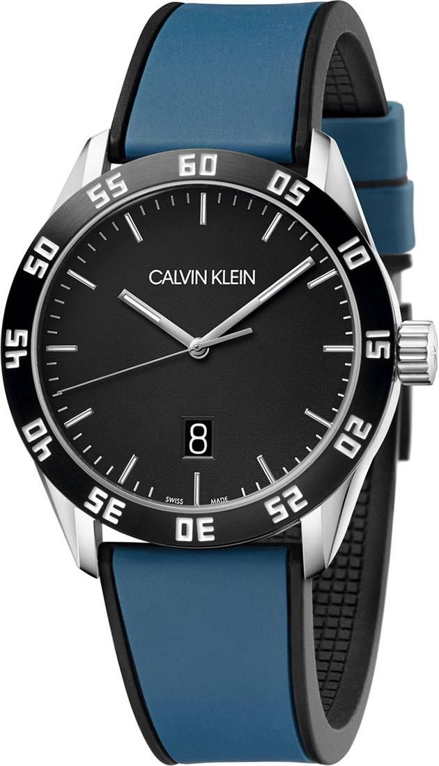 Calvin Klein Compete  Black Dial 42 mm Quartz Watch For Men - 1