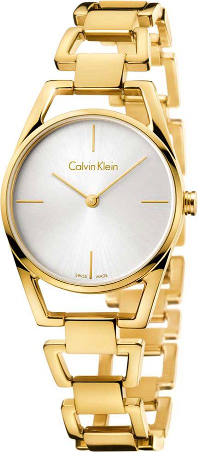 Calvin Klein Dainty  Silver Dial 30 mm Quartz Watch For Women - 1