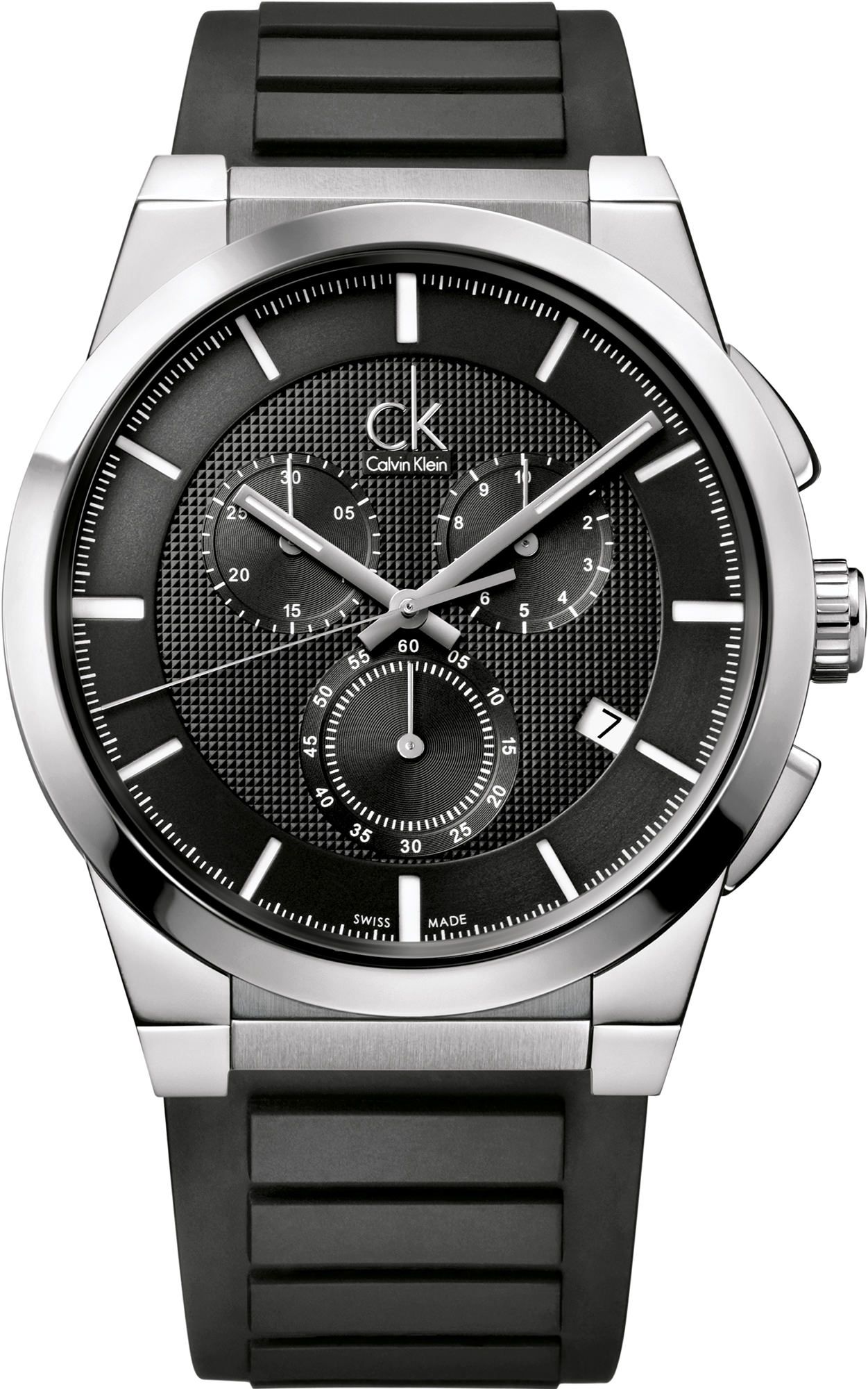 Calvin Klein Dart  Black Dial 45 mm Quartz Watch For Men - 1