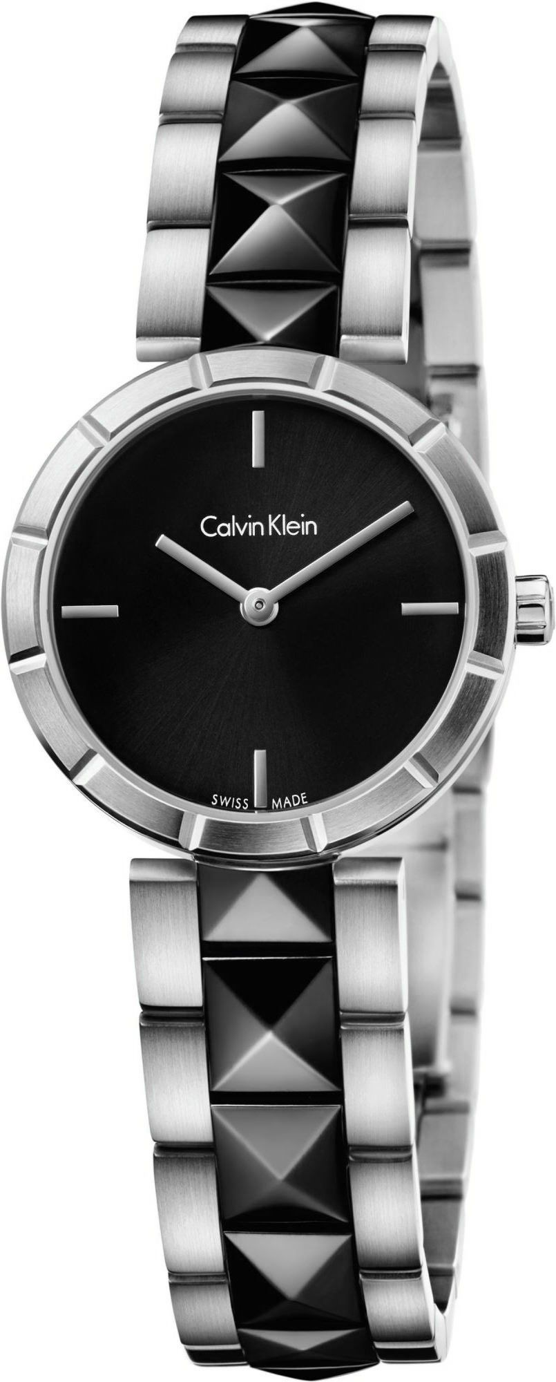 Calvin Klein Edge  Black Dial 30 mm Quartz Watch For Women - 1