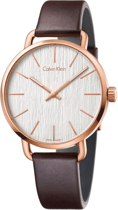 Calvin Klein Minimal  Silver Dial 40 mm Quartz Watch For Men - 1