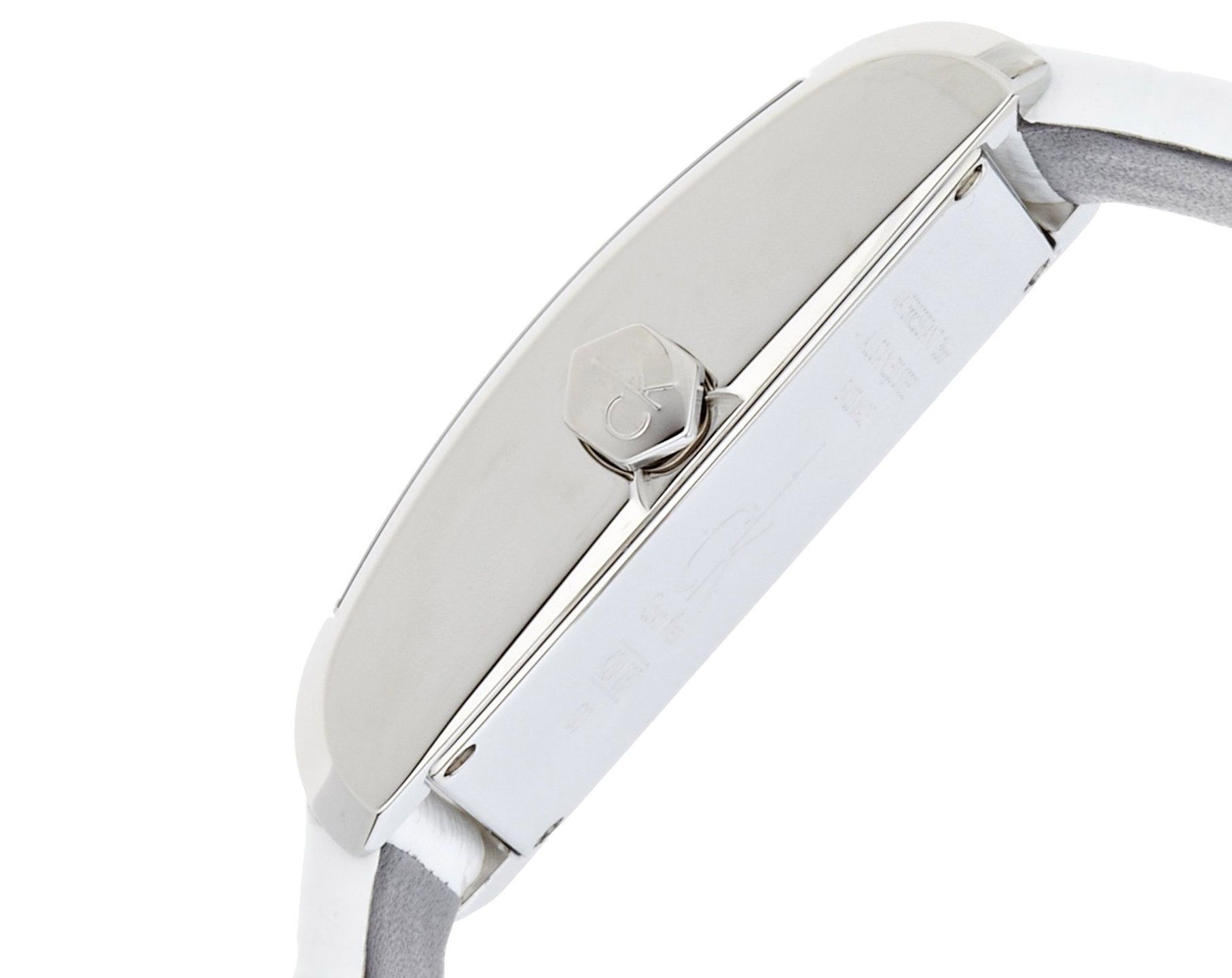 Calvin Klein Window  White Dial 25 mm Quartz Watch For Women - 3