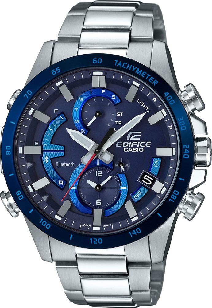 Casio Edifice  Grey Dial 45 mm Quartz Watch For Men - 1