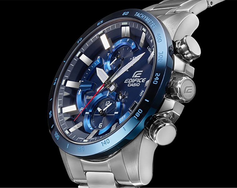 Casio Edifice  Grey Dial 45 mm Quartz Watch For Men - 2