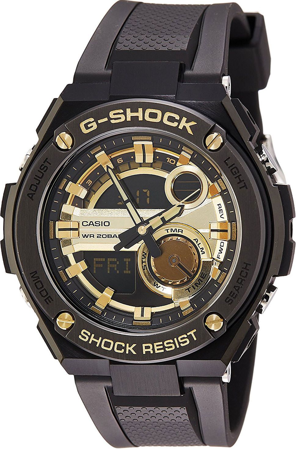 Casio G Shock  Black Dial 52.4 mm Quartz Watch For Men - 1