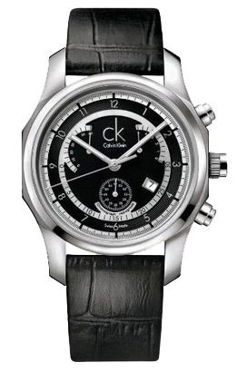 Calvin Klein Retro  Black Dial 43 mm Quartz Watch For Men - 1