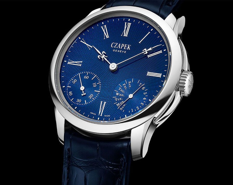 Czapek Quai Des Bergues  Blue Dial 38.5 mm Automatic Watch For Men - 2