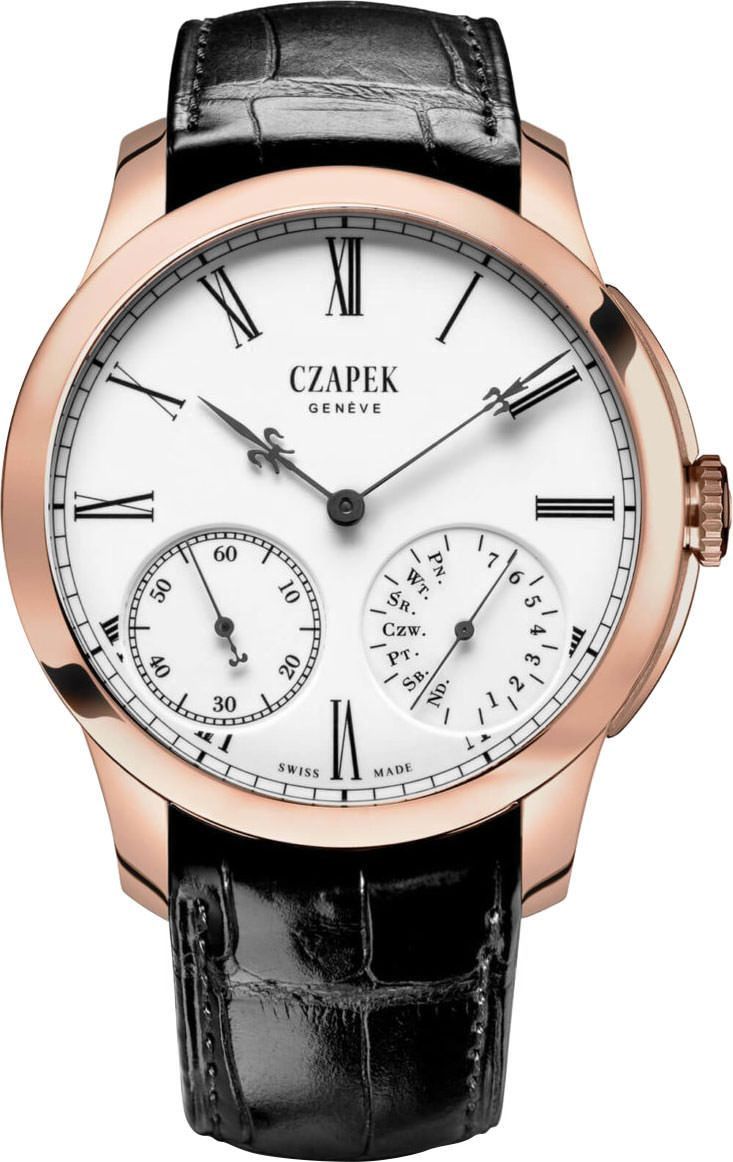 Czapek Quai Des Bergues  White Dial 42.5 mm Manual Winding Watch For Men - 1