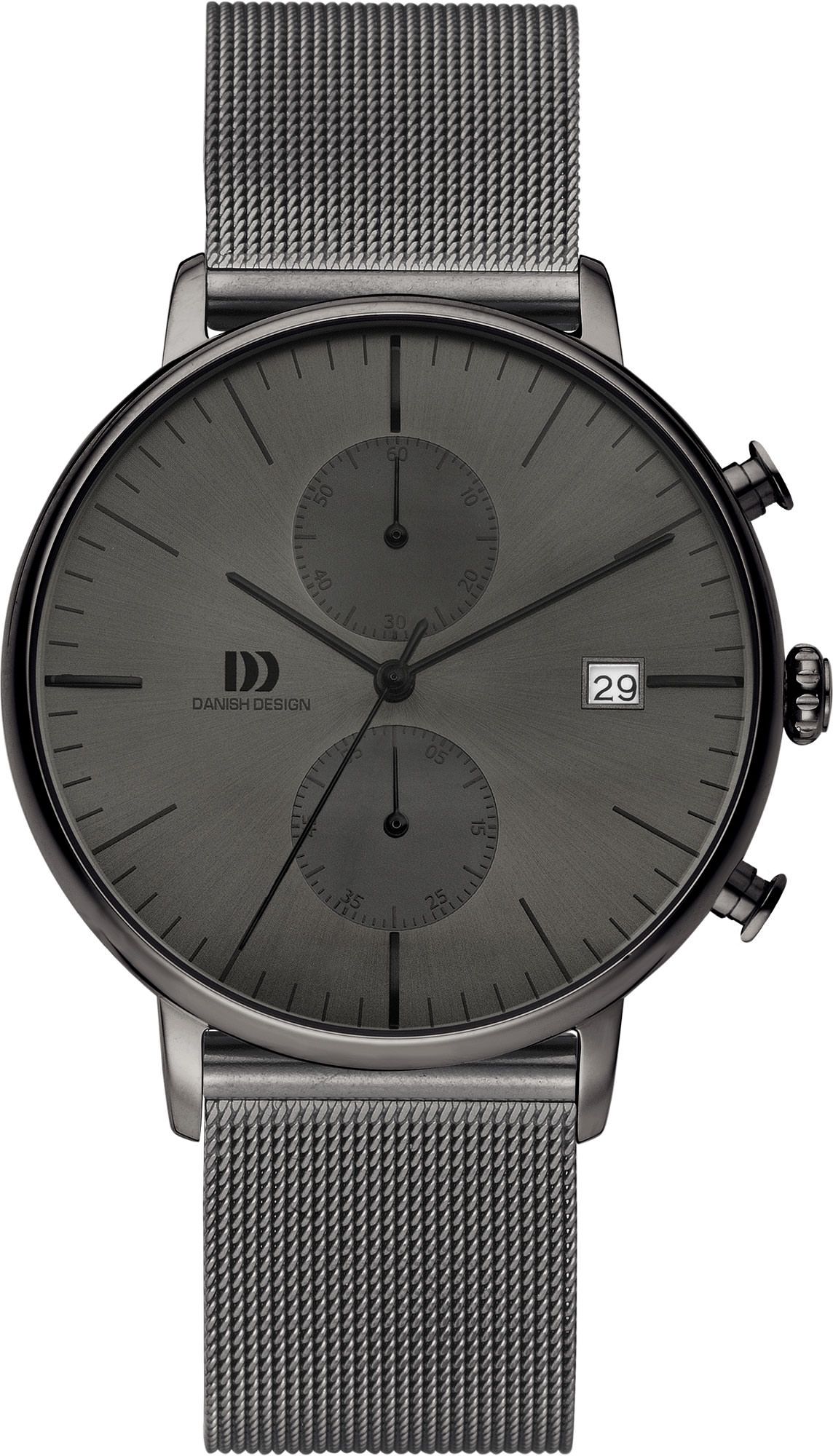 Danish Design Tidlos Koltur Grey Dial 42 mm Quartz Watch For Men - 1