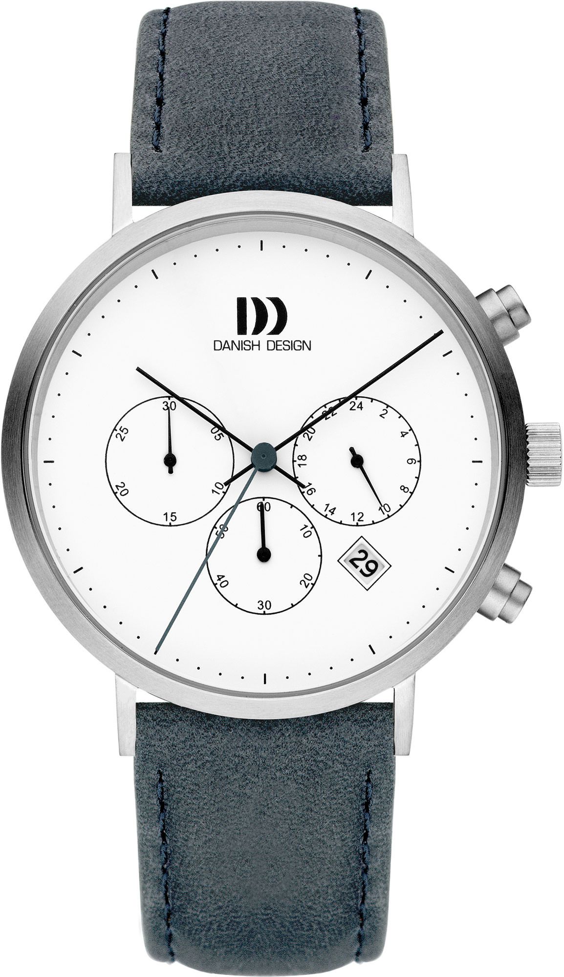 Danish Design Tidlos Berlin White Dial 40.5 mm Quartz Watch For Men - 1