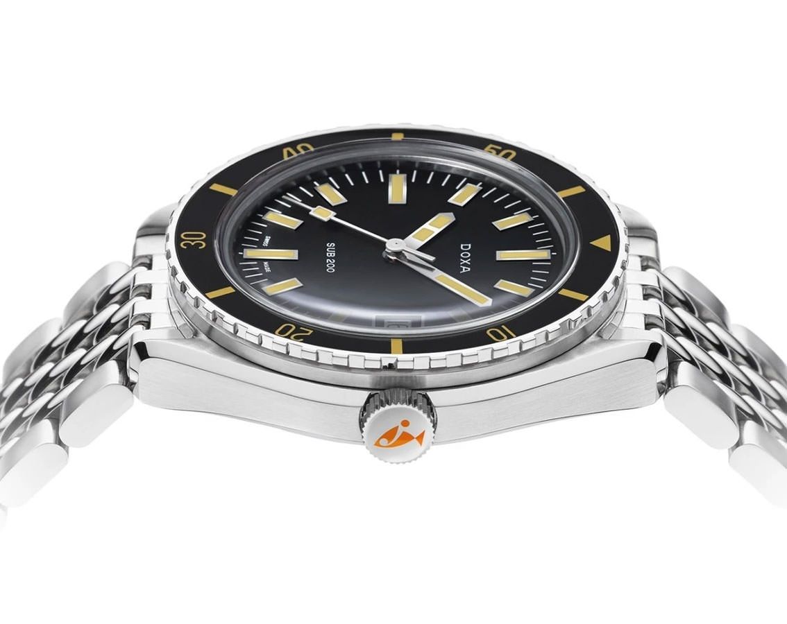 Doxa SUB 200 Sharkhunter Black Dial 42 mm Automatic Watch For Men - 3