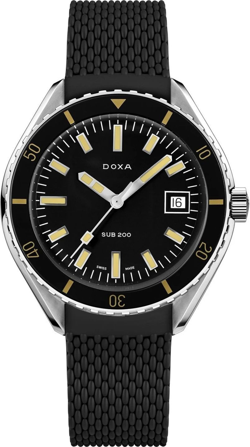 Doxa SUB 200 Sharkhunter Black Dial 42 mm Automatic Watch For Men - 1